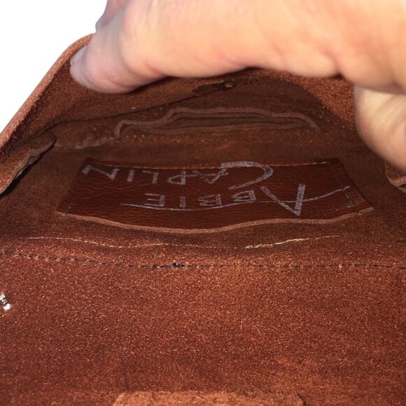 Abbie Caplin Brown Leather Crossbody Bag - Picture 13 of 14